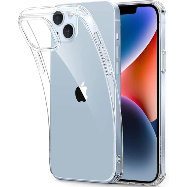 Чехол TPU для iPhone 14 Transparent, Прозрачный