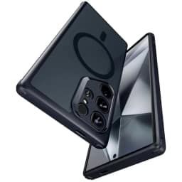 Чехол ESR Classic Hybrid Halolock Magsafe для Galaxy S24 Ultra Frosted Black, Прозрачный тёмный — фото 2