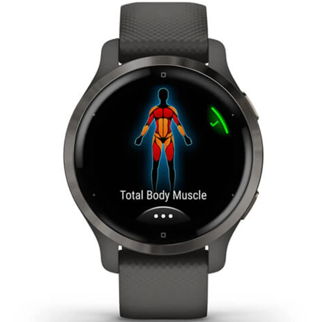 Умные часы Garmin Venu 2s 40mm Slate, Черный — фото 5