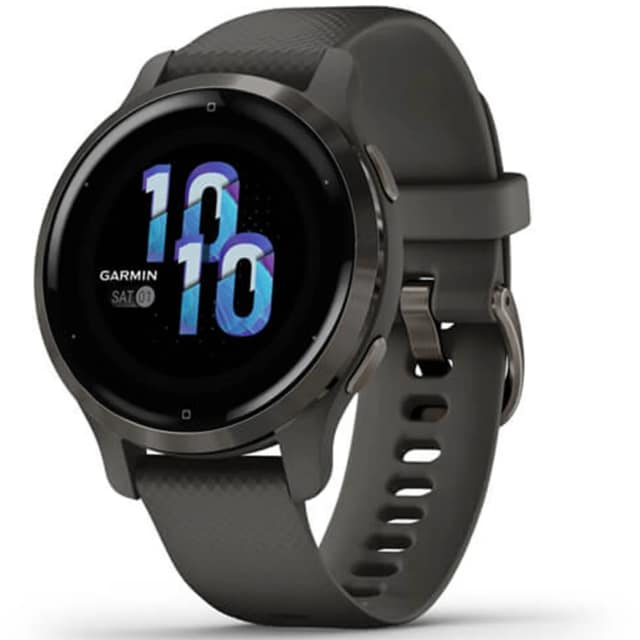 Умные часы Garmin Venu 2 Plus 43mm Slate, Черный