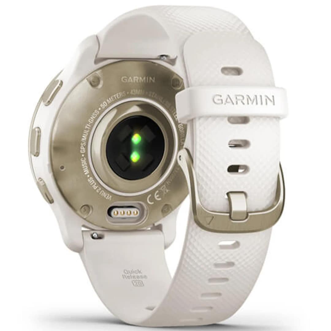 Умные часы Garmin Venu 2 Plus 43mm Cream Gold, Золотистый — фото 3