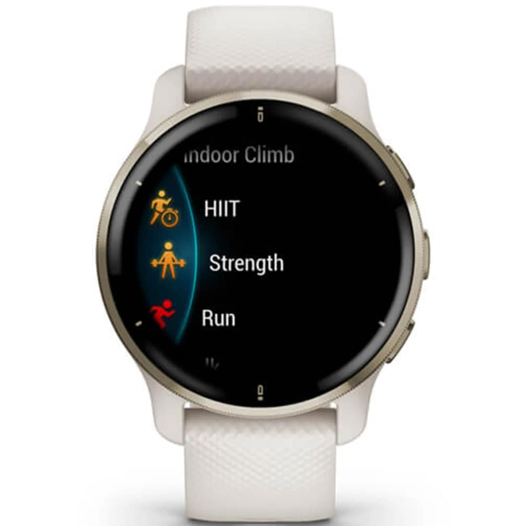 Умные часы Garmin Venu 2 Plus 43mm Cream Gold, Золотистый — фото 4