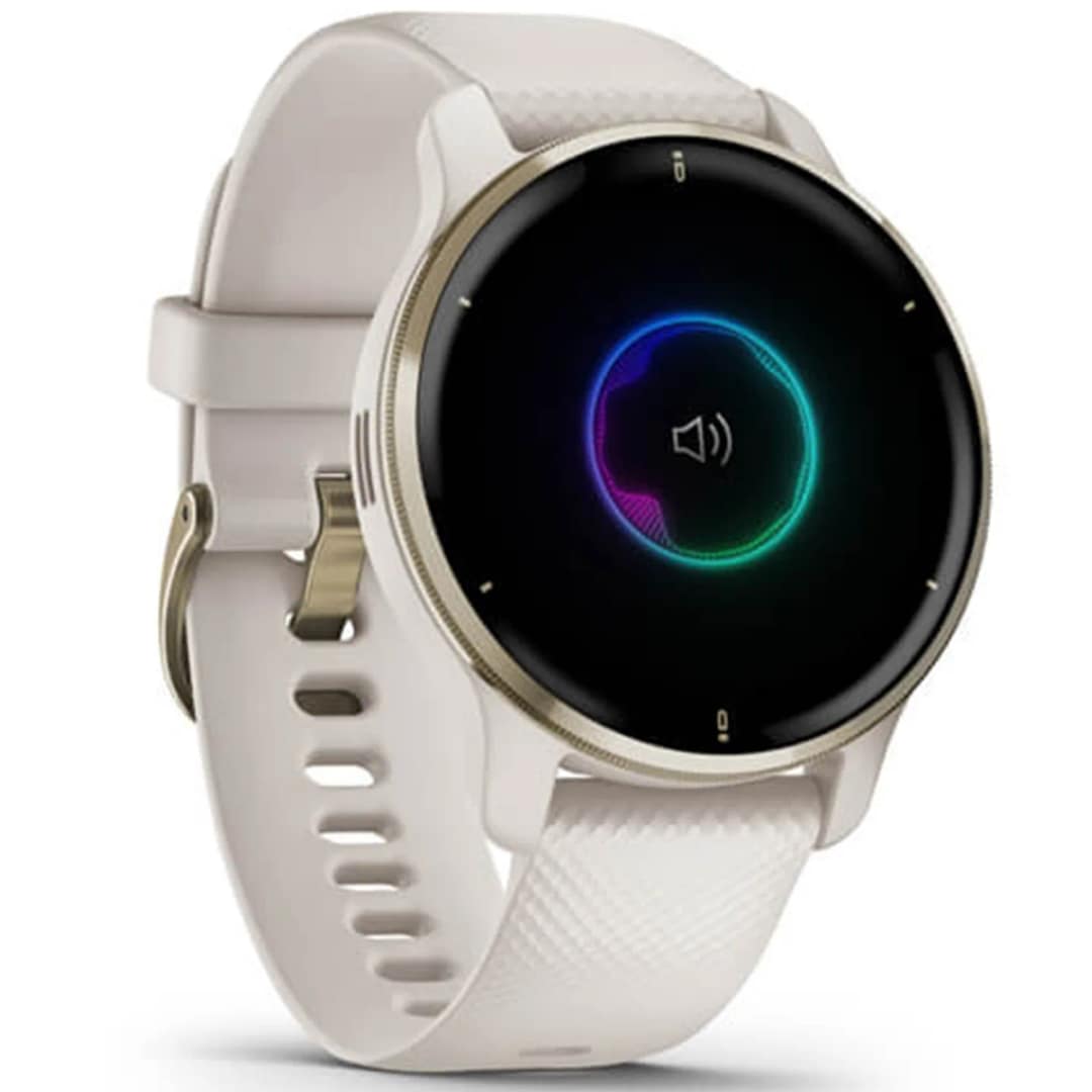 Умные часы Garmin Venu 2 Plus 43mm Cream Gold, Золотистый — фото 7