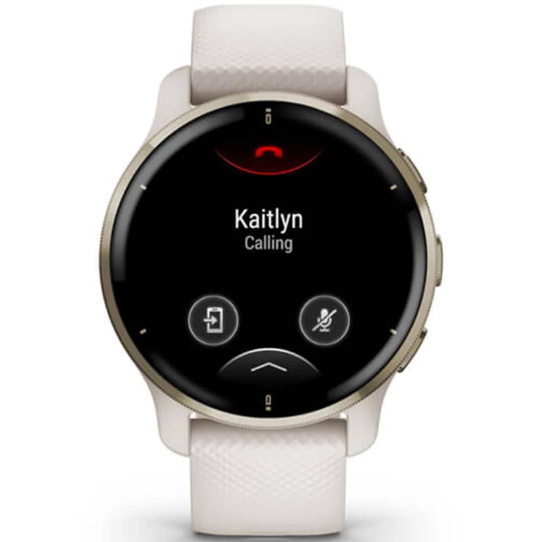 Умные часы Garmin Venu 2 Plus 43mm Cream Gold, Золотистый — фото 8