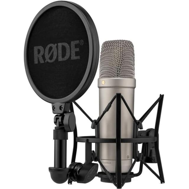 Студийный конденсаторный микрофон RODE NT1 5th Generation Silver, Серебристый