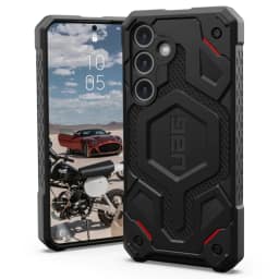 Чехол UAG Monarch PRO with MagSafe для Galaxy S24 Black Kevlar — фото 1