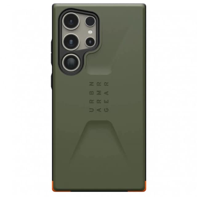 Чехол UAG Civilian для Galaxy S24 Ultra Olive Drab, Зеленый