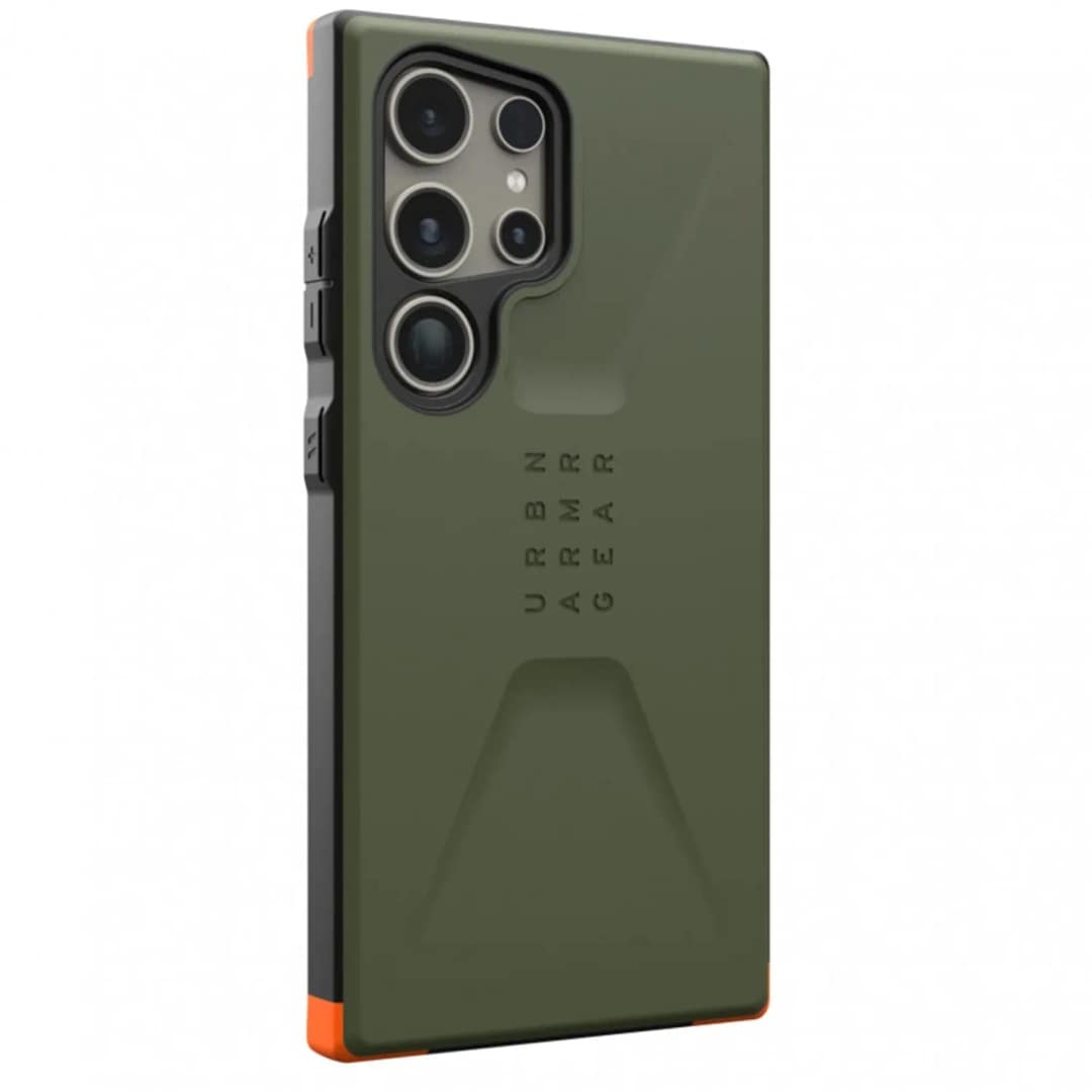 Чехол UAG Civilian для Galaxy S24 Ultra Olive Drab, Зеленый — фото 2