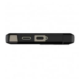 Чехол UAG Metropolis LT with MagSafe для Galaxy S24 Ultra Micro Hex Camo Graphite, Черно-серый — фото 5