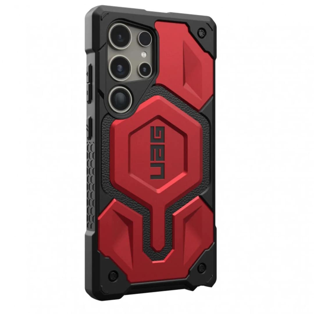Чехол UAG Monarch PRO with MagSafe для Galaxy S24 Ultra Crimson, Красный — фото 2