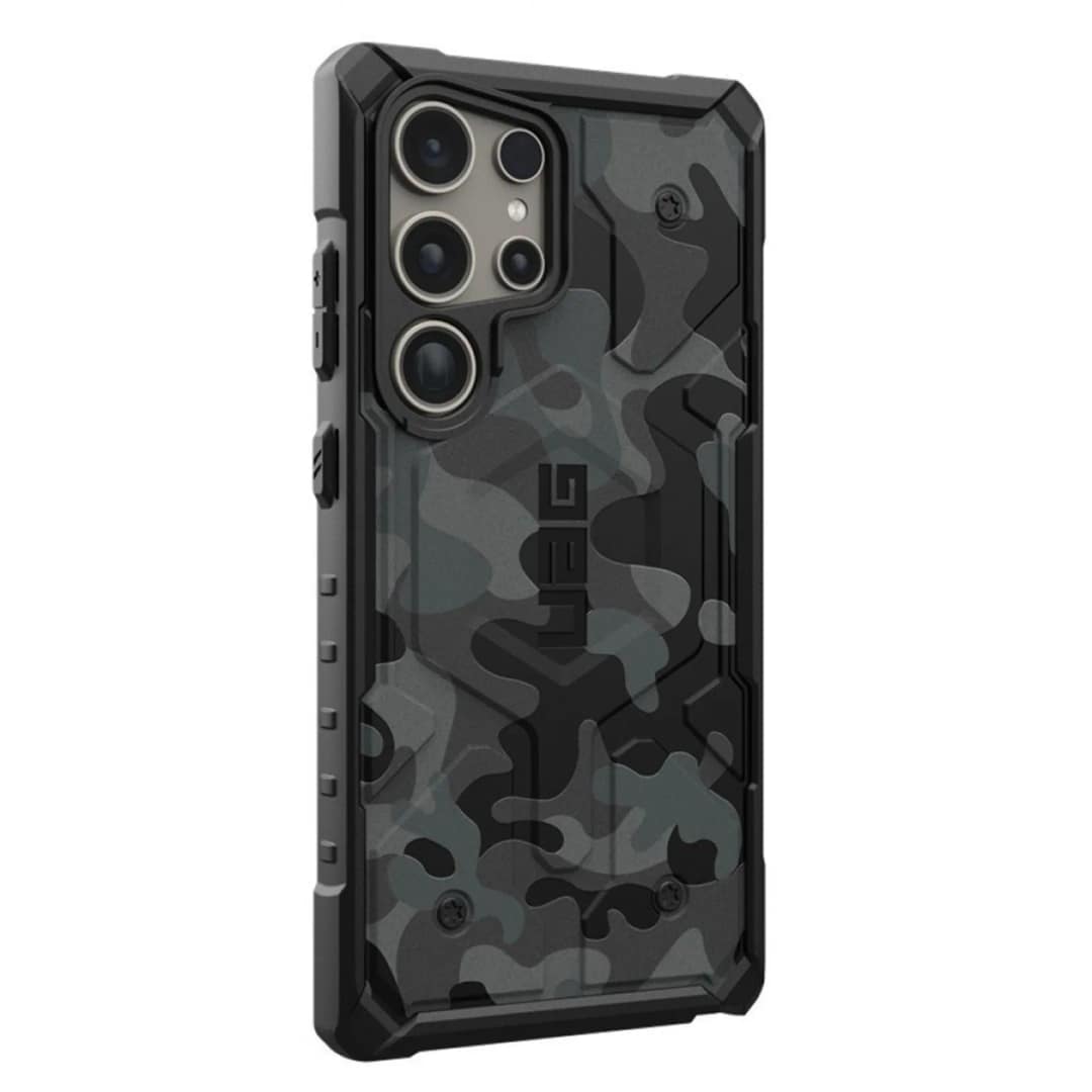 Чехол UAG Pathfinder Pro with MagSafe для Galaxy S24 Ultra Midnight Camo, Серый — фото 4