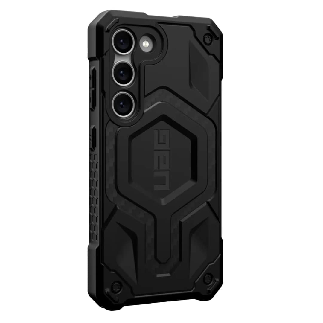 Чехол UAG Monarch PRO with MagSafe для Galaxy S24 Plus Carbon Fiber — фото 2