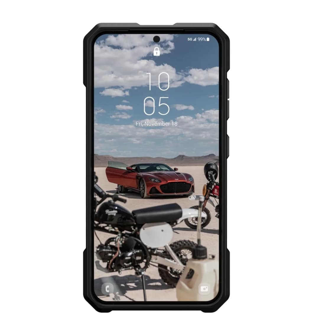 Чехол UAG Monarch PRO with MagSafe для Galaxy S24 Plus Carbon Fiber — фото 3