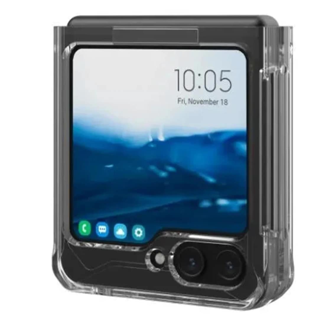 Чехол UAG PLYO для Galaxy Z Flip 5 Ice, Прозрачный — фото 4
