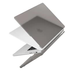 Чехол Uniq CLARO для MacBook Air 15 Matte Grey, Прозрачный темный — фото 1