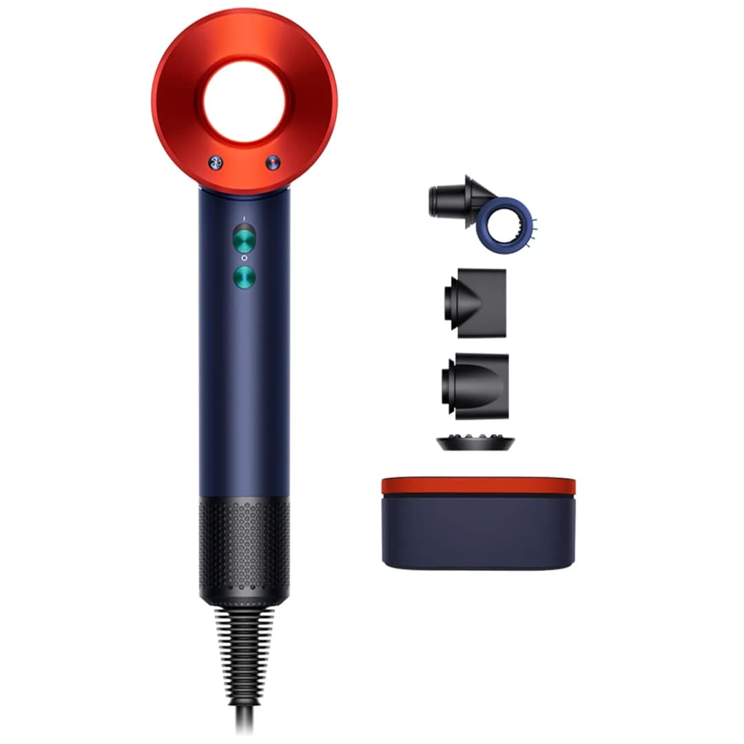 Фен Dyson Supersonic HD15 Prussian Blue Topaz Orange, Тёмно-синий — фото 2