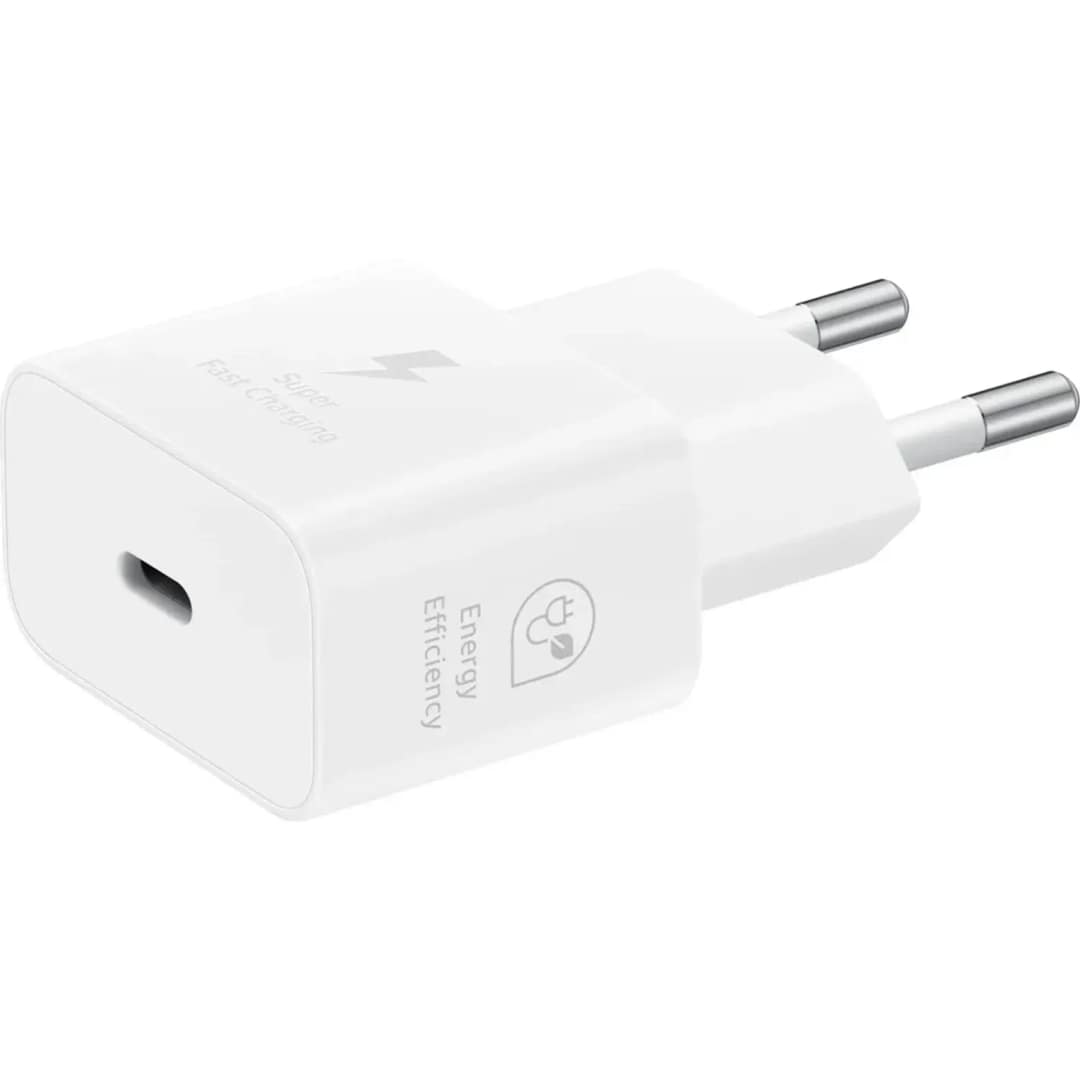 Сетевое зарядное устройство Samsung 25W USB-C EP-T2510 White, Белый — фото 4