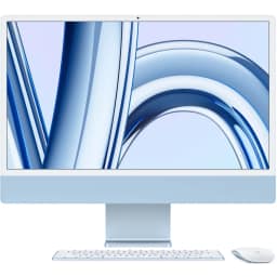 Моноблок Apple iMac 24 Retina 4.5K M3 8C CPU 8C GPU Blue, Синий — фото 1