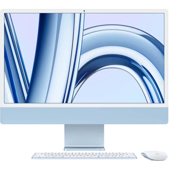 Моноблок Apple iMac 24 Retina 4.5K M3 8C CPU 8C GPU Blue, Синий