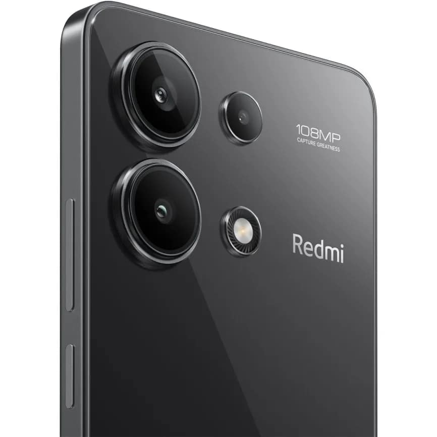 Смартфон Xiaomi Redmi Note 13 4G 8 Midnight Black Global Version, Черный — фото 2