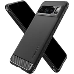 Чехол Spigen Rugged Armor для Google Pixel 8 Pro Matte Black, Черный — фото 1