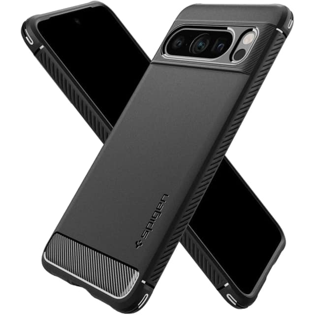 Чехол Spigen Rugged Armor для Google Pixel 8 Pro Matte Black, Черный