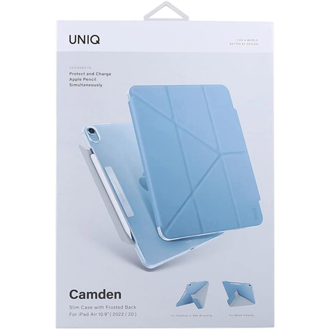 Чехол Uniq Camden для iPad Air 10.9 Northern blue, Голубой — фото 5