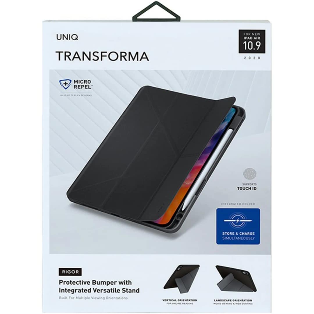 Чехол Uniq Transforma Rigor для iPad Air 10.9 Grey, Серый — фото 5