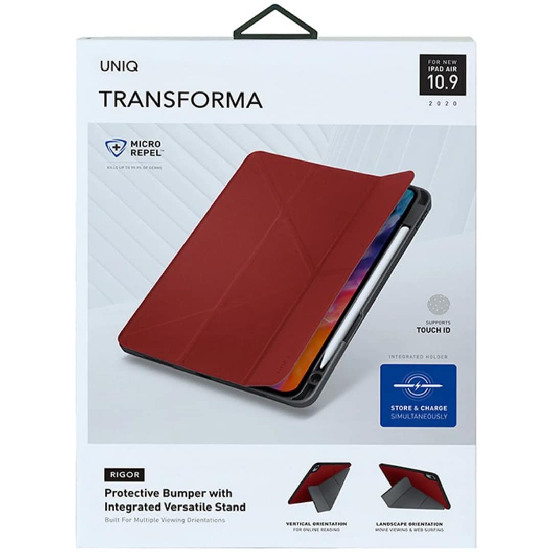 Чехол Uniq Transforma Rigor для iPad Air 10.9 Red, Красный — фото 6