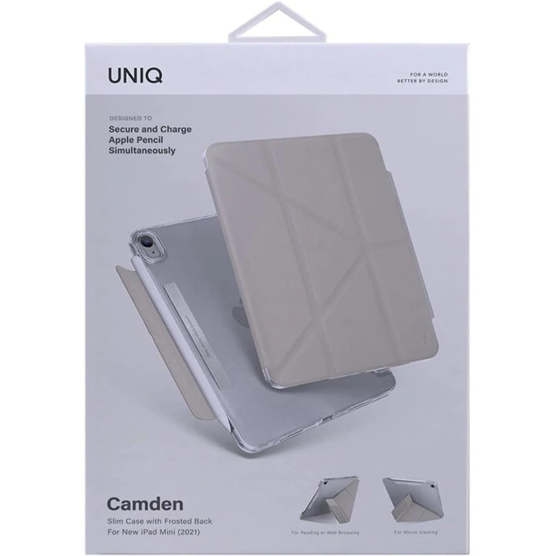 Чехол Uniq Camden для iPad Mini Grey, Серый — фото 5