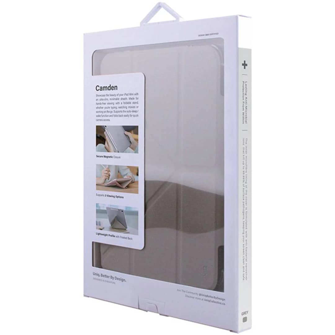 Чехол Uniq Camden для iPad Mini Grey, Серый — фото 6