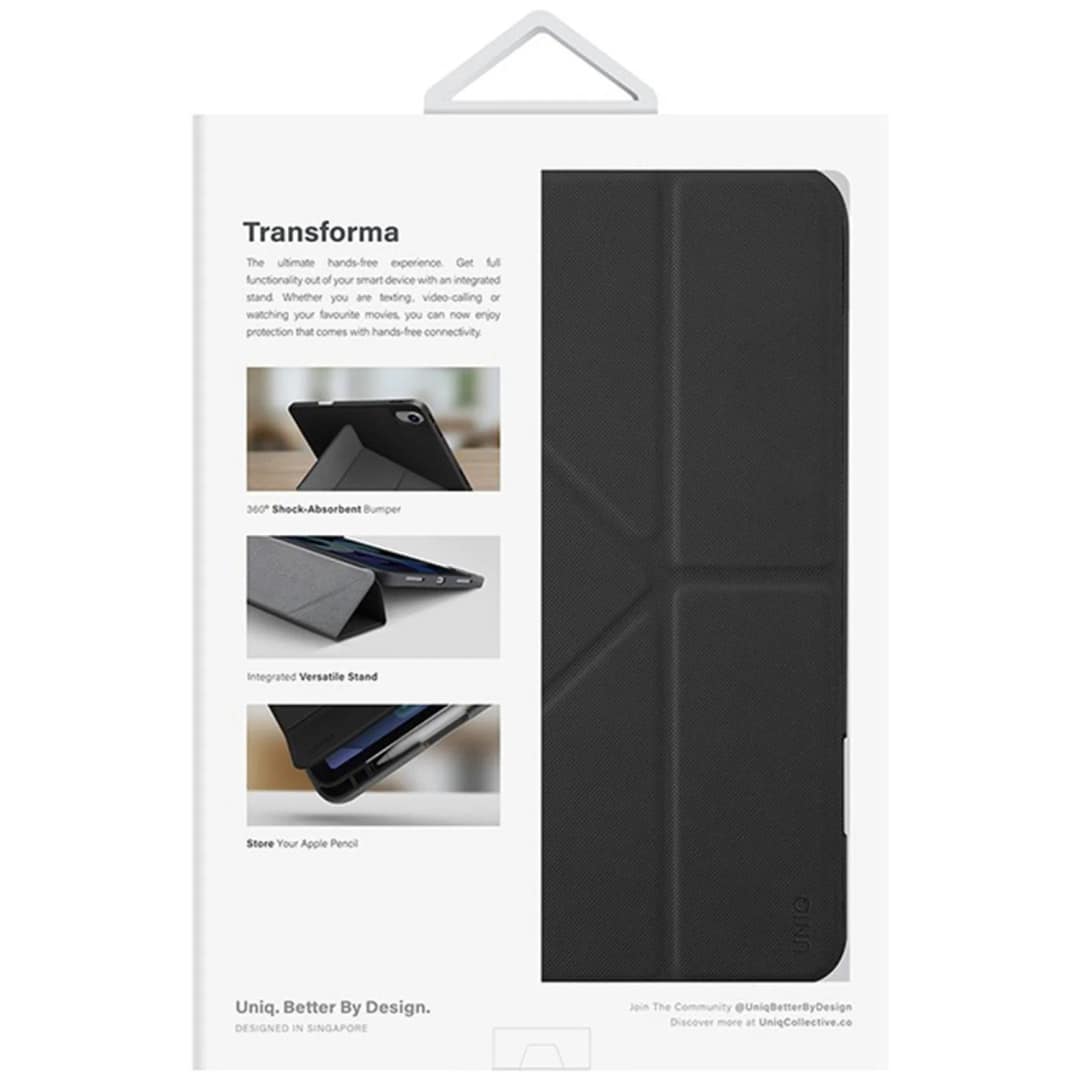 Чехол Uniq Transforma для iPad 10.9 2022 Black, Черный — фото 5