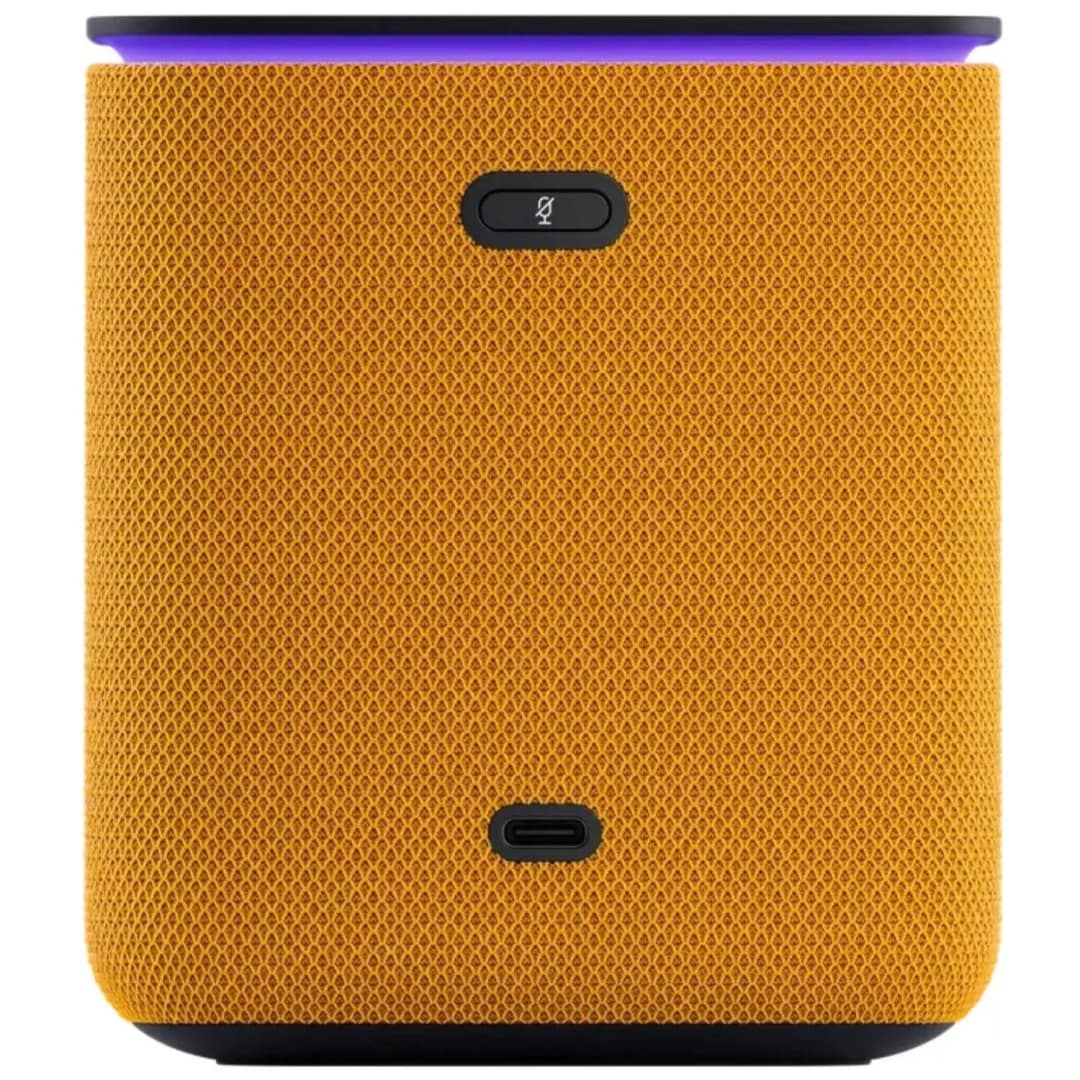 Умная колонка Яндекс Станция Миди с Zigbee Orange, Оранжевый — фото 2