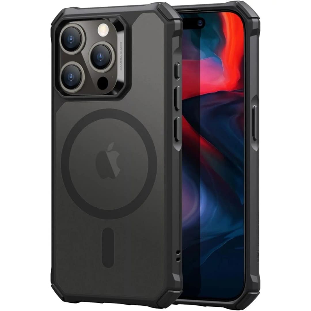 Чехол ESR Air Armor Halolock Magsafe для iPhone 15 Pro Max Frosted Black, Черный — фото 2