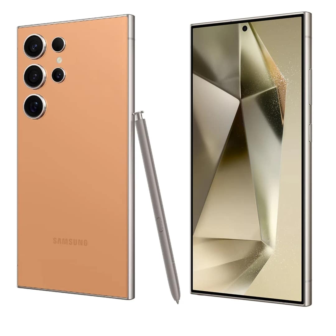 Смартфон Samsung Galaxy S24 Ultra SM-S928B 12 Titanium Orange, Оранжевый — фото 3