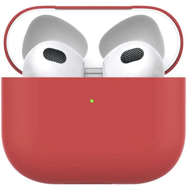 Силиконовый чехол Deppa для AirPods 3 Red, Красный