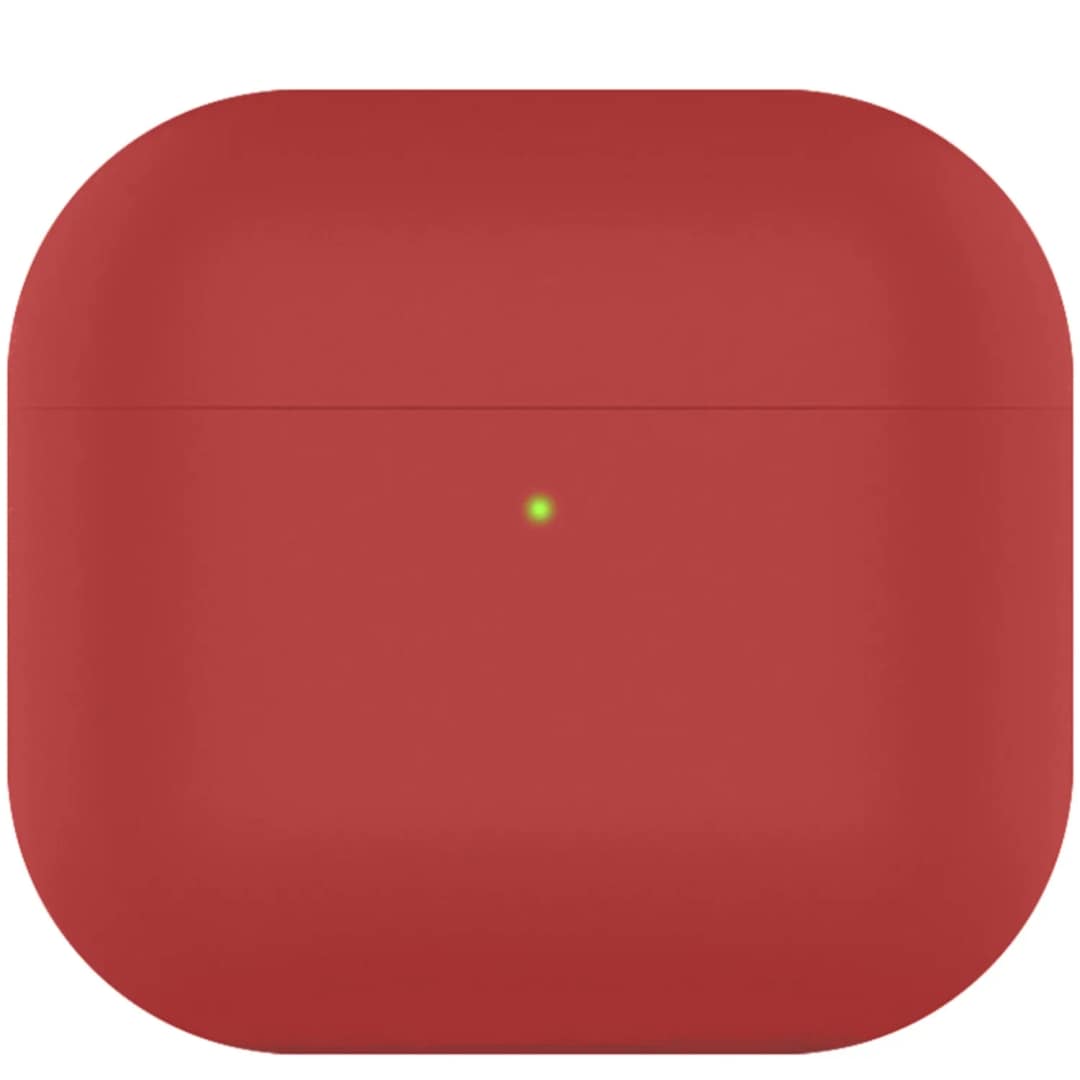 Силиконовый чехол Deppa для AirPods 3 Red, Красный — фото 2