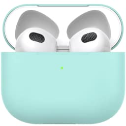 Силиконовый чехол Deppa для AirPods 3 Mint, Зеленый — фото 1