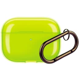 Силиконовый чехол Deppa с карабином для AirPods Pro Yellow, Желтый — фото 1