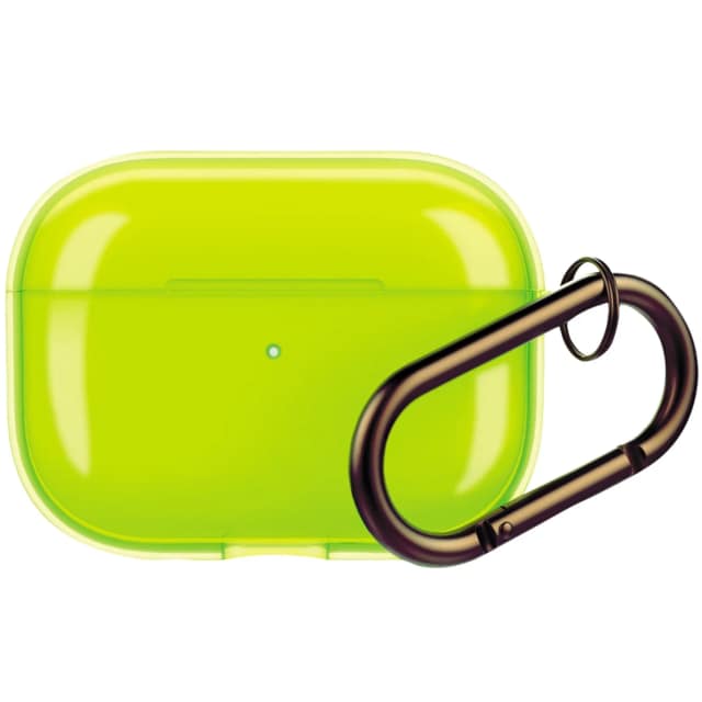Силиконовый чехол Deppa с карабином для AirPods Pro Yellow, Желтый