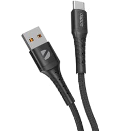 Кабель Deppa Armor USB USB-C 1m 72516 Black, Черный — фото 1