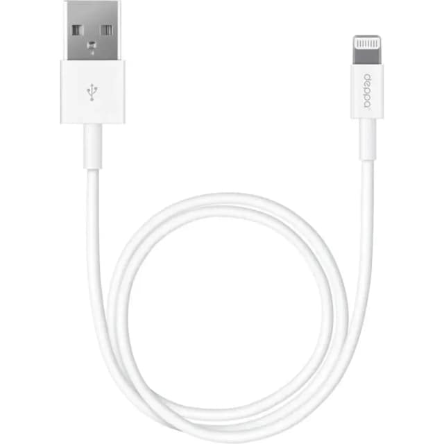Кабель Deppa USB Lightning 1 2m 72114, White