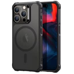 Чехол ESR Air Armor Halolock Magsafe для iPhone 15 Pro Frosted Black, Черный — фото 1