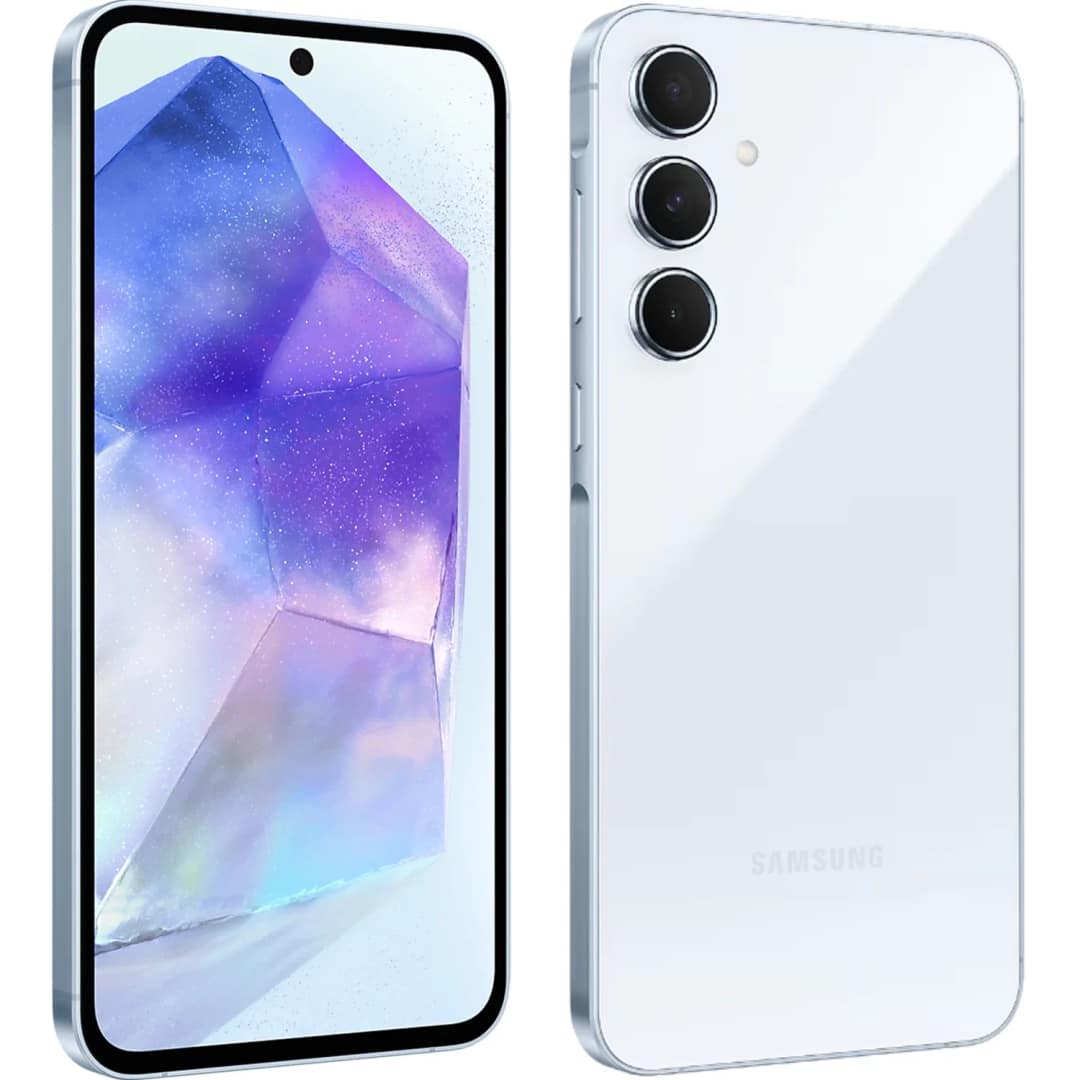 Смартфон Samsung Galaxy A55 5G 12 Awesome Ice blue, Голубой — фото 4