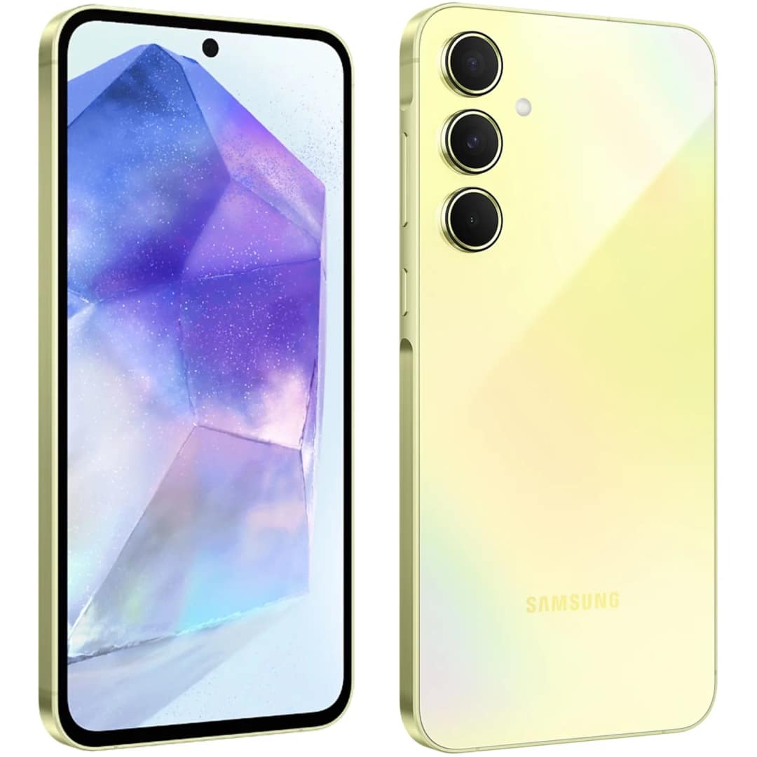 Смартфон Samsung Galaxy A55 5G 12 Awesome Lemon, Желтый — фото 4