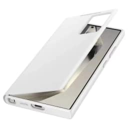 Чехол-книжка Samsung Smart View Wallet Case для S24 Ultra White, Белый — фото 2