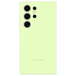 Чехол Samsung Silicone Case для S24 Ultra Light Green, Зеленый — фото 1