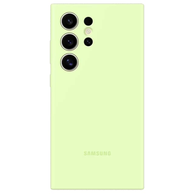 Чехол Samsung Silicone Case для S24 Ultra Light Green, Зеленый