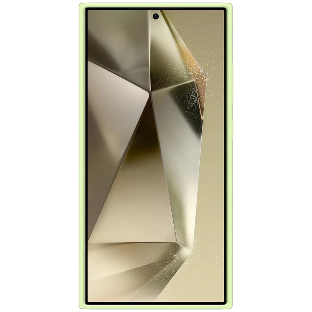 Чехол Samsung Silicone Case для S24 Ultra Light Green, Зеленый — фото 2