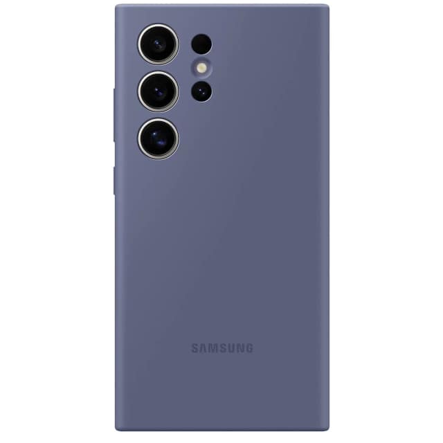 Чехол Samsung Silicone Case для S24 Ultra Violet, Фиолетовый